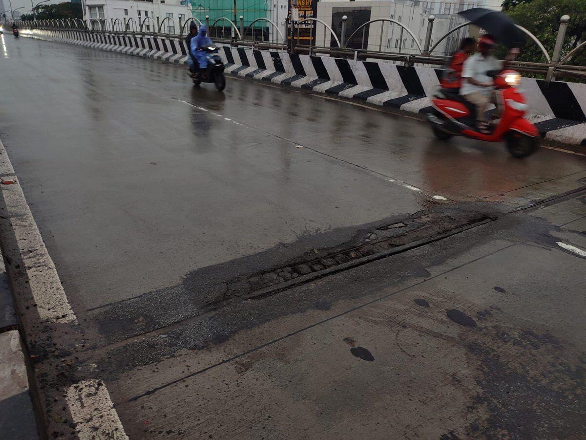 Koyambedu Flyover Cracks and Corrosion — photo 2