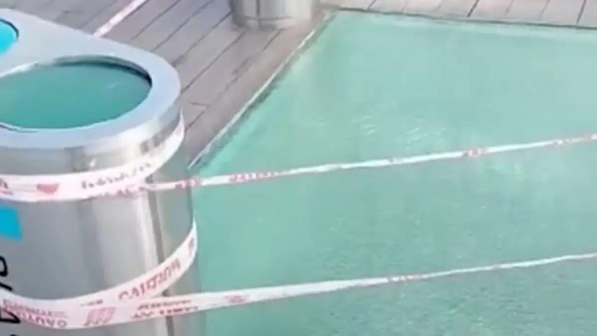 Atal Pedestrian Bridge — Glass Floor Cracks