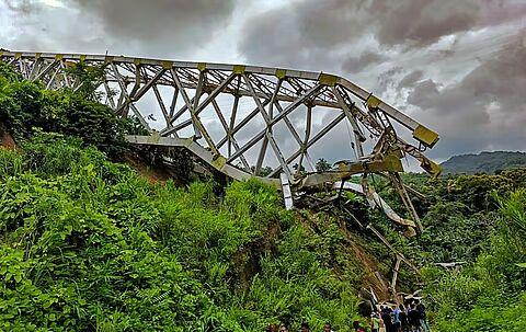Bhairabi–Sairang Railway Bridge Collapse — photo 2