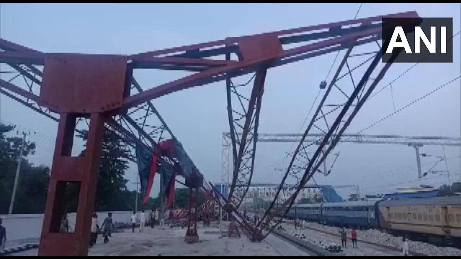 Bongaigaon Railway Station — Under-Construction Roof Collapse