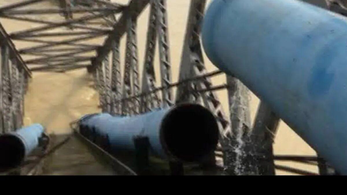 Damodar Iron Bridge and Water Pipeline Collapse — photo 2