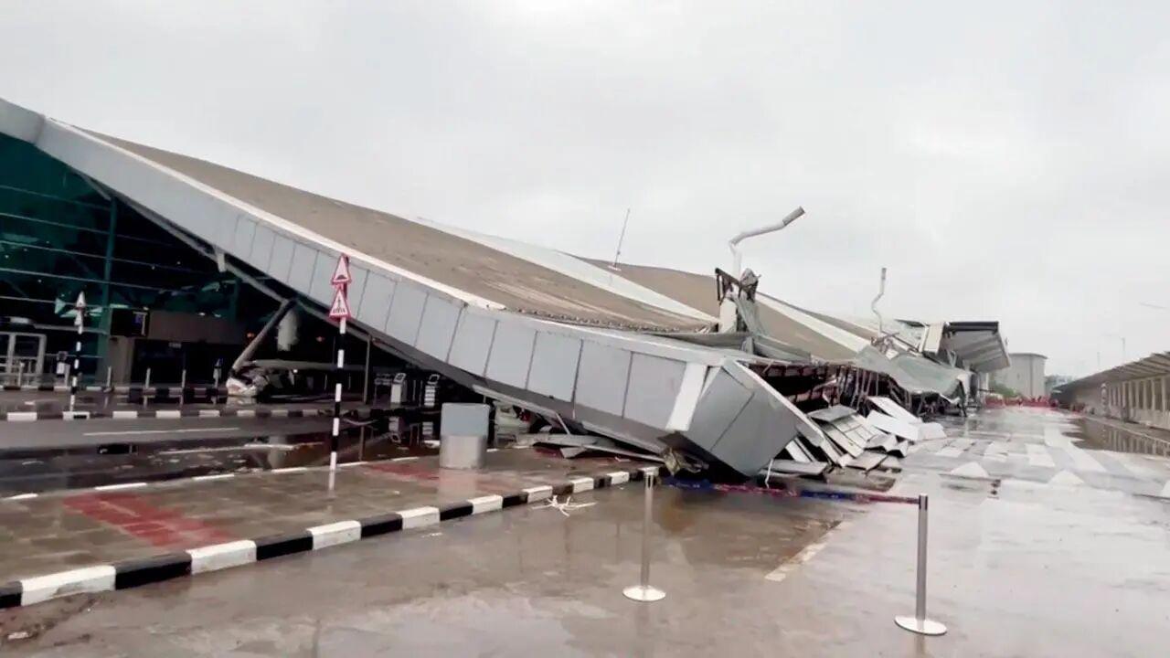 Dumna Airport Terminal Canopy Collapse