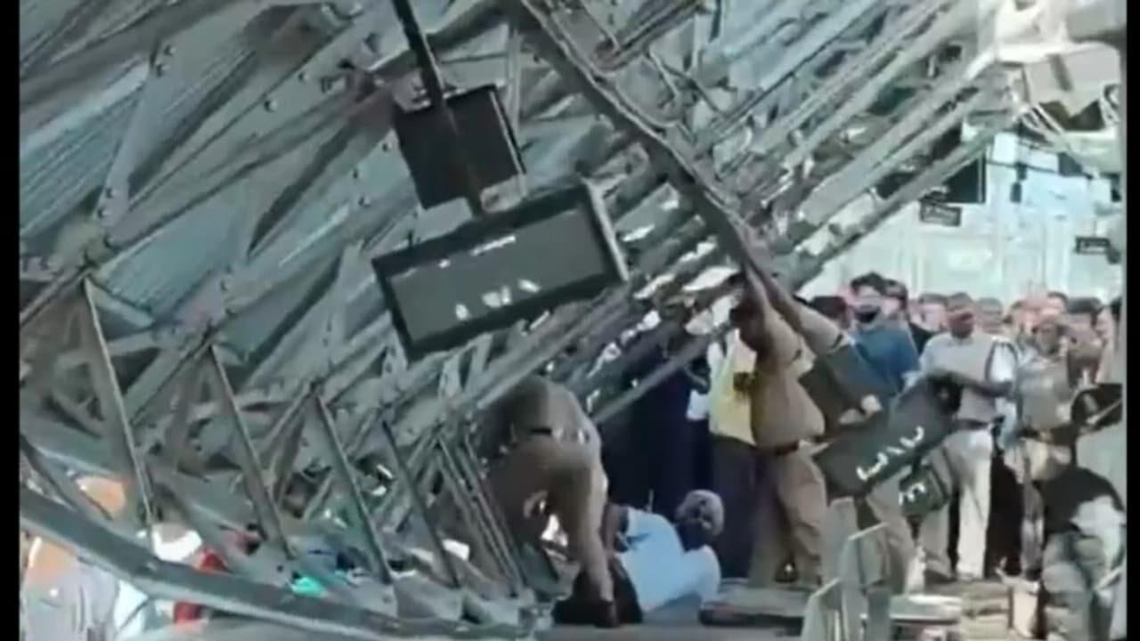 Lucknow Charbagh Railway Station — Platform Shed Collapse