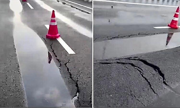 Lucknow–Kanpur Expressway Cracks Days After Inauguration — photo 2