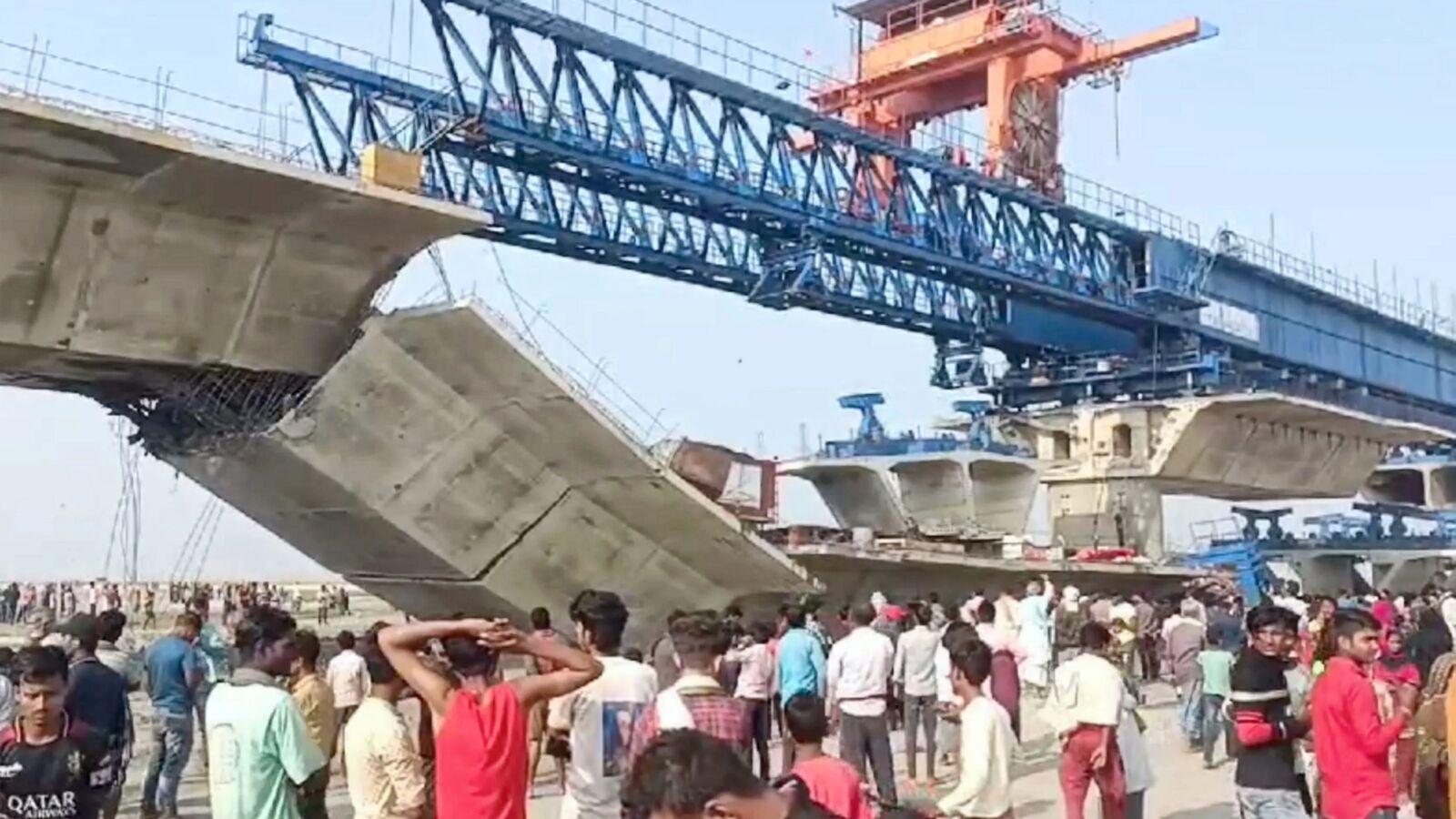 Saharsa bridge collapse