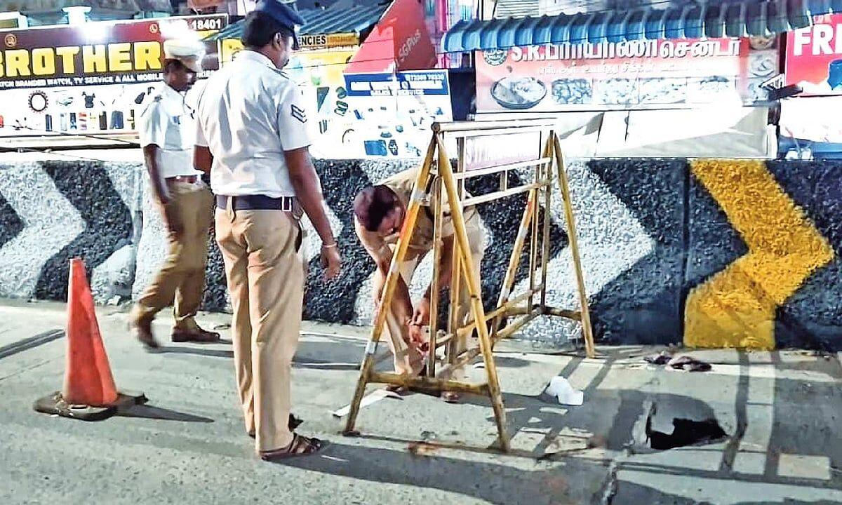 Tambaram (Irumbuliyur) Flyover Cave-in and Cracks